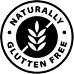 No gluten circular emblem